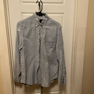 J. Crew Light Blue Casual Button Down Shirt